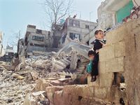 The Israeli Defense Force demolishing Palestinian houses are normally giving the people in the houses maximum 10-15 minutes to gather their belongings and get out before the bulldozers tear the house apart.