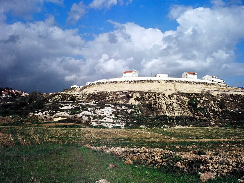 The settlements are often situated on mountains overlooking Palestinian villages.